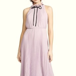 Jill Jill Stuart Pleated Tie Neck Gown Size 2